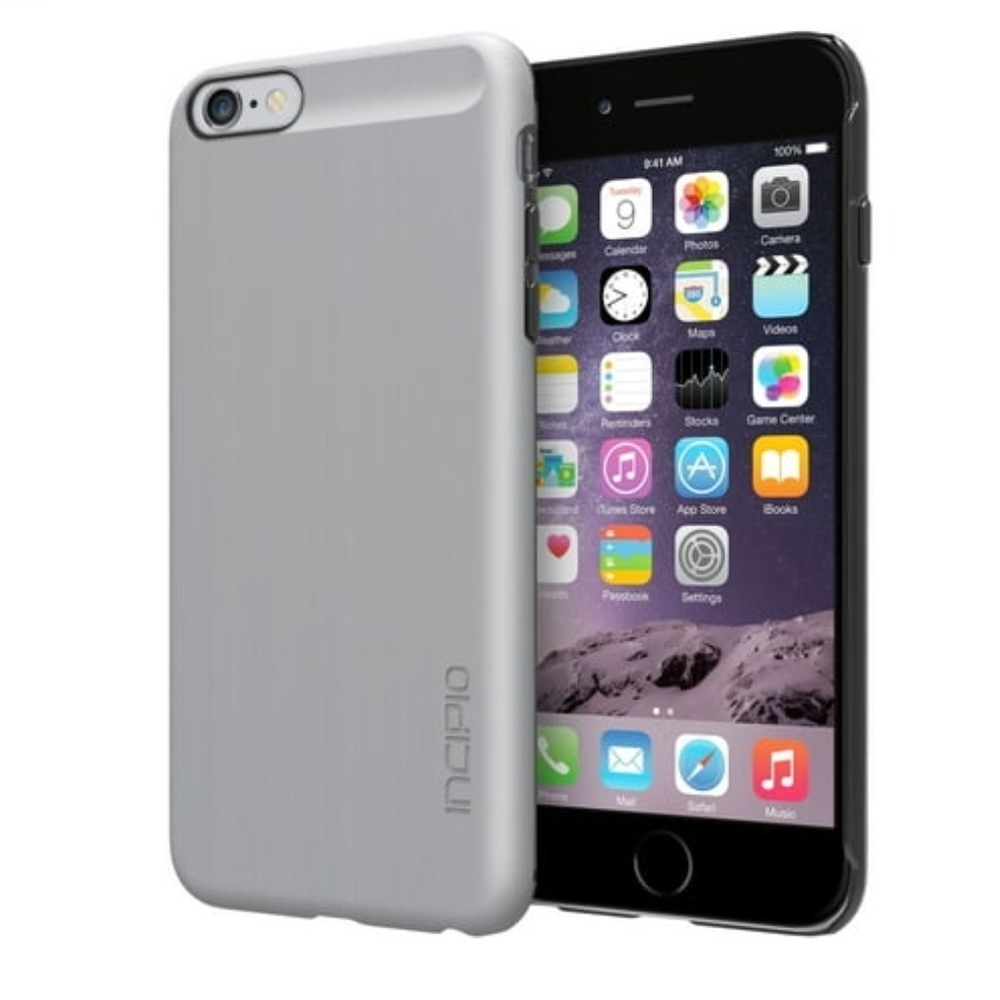 Incipio Feather Shine Case iPhone 6 Plus, 6s Plus Silver Brushed Aluminum Finish